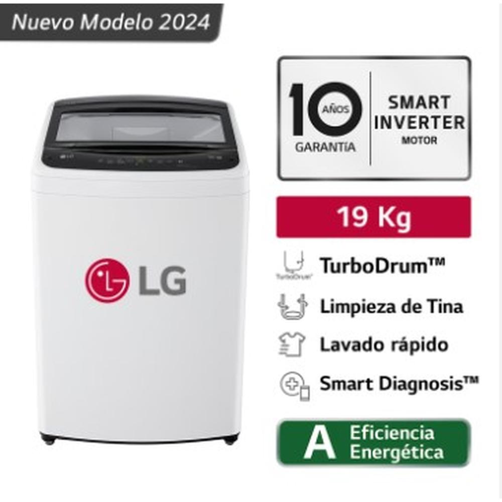 LAVADORA LG 19 KG WT19WVTB BLANCO
