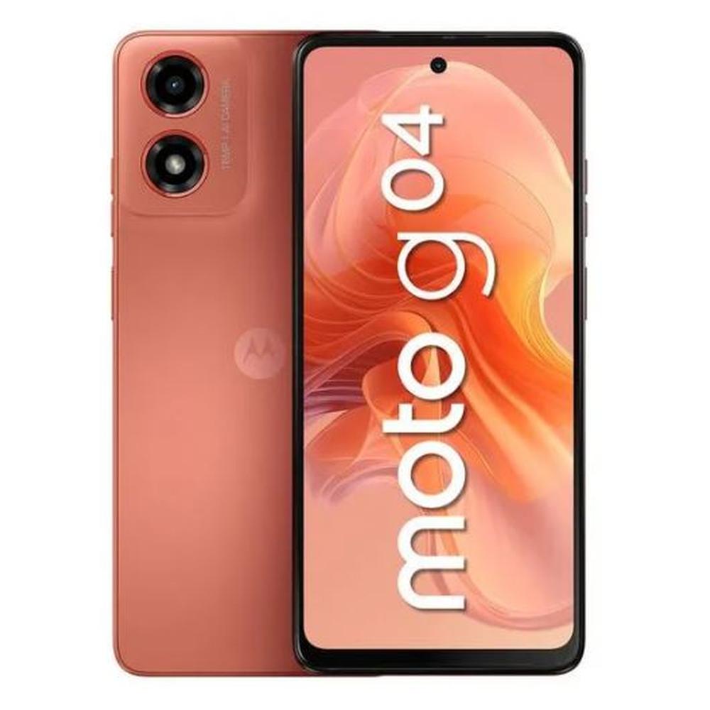 CELULAR MOTOROLA MOTO G04 6.6" 4GB 128GB NARANJA AMANECER