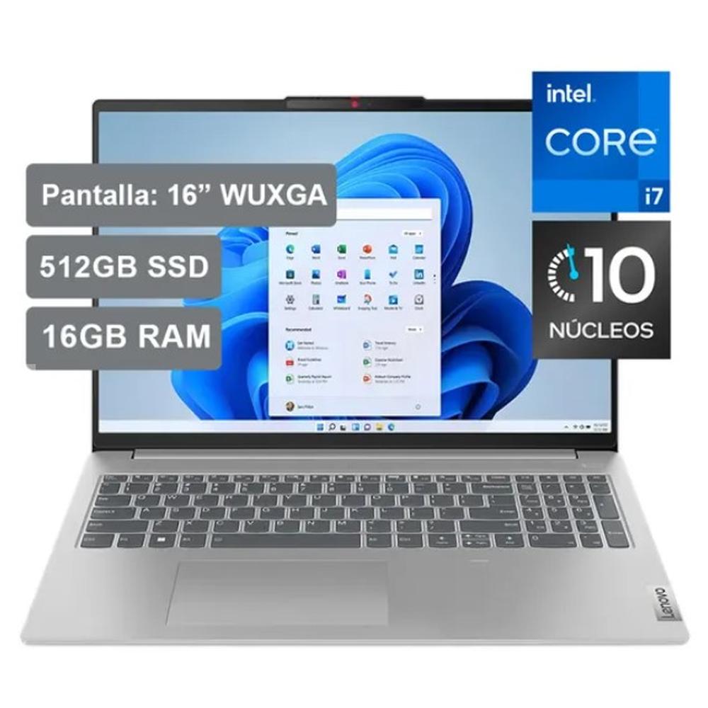 LAPTOP LENOVO IDEAPAD SLIM 5 16" WIN11 CORE I7-13620H 16GB 512GB SSD (82XF0071LM)