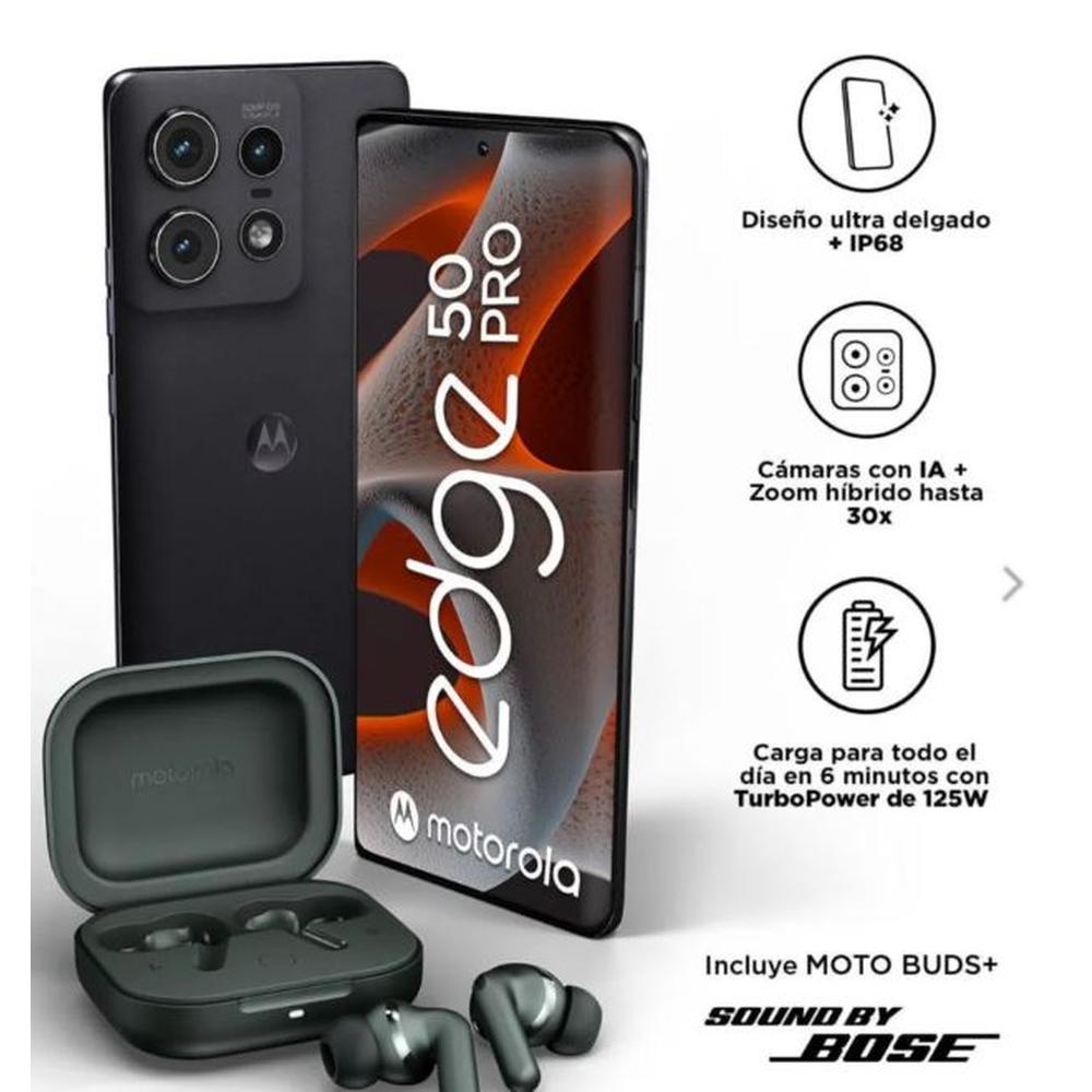 CELULAR MOTOROLA MOTO EDGE50 PRO 5G 6.7" 12GB 512GB NEGRO