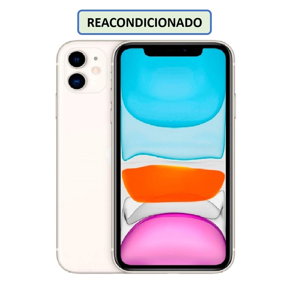 CELULAR APPLE IPHONE 11 64GB 4GB BLANCO (REACONDICIONADO)