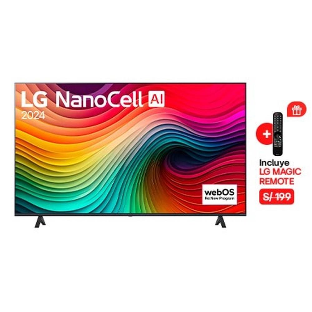 TELEVISOR LG 55" NANOCELL 4K SMART TV CON THINQ AL (55NANO80TSA)