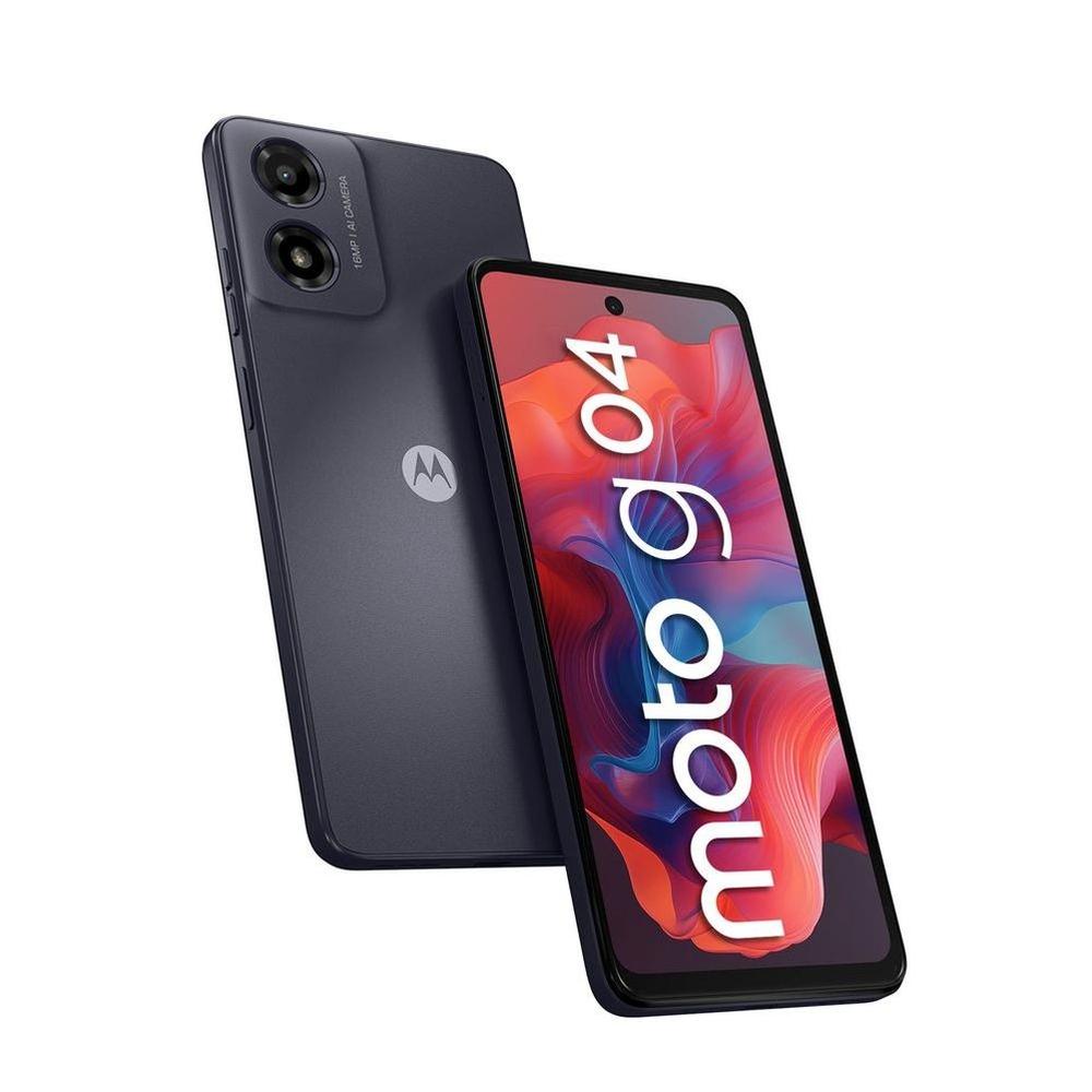 CELULAR MOTOROLA MOTO G04 6.6" 4GB 128GB NEGRO COSMICO(M-G04N)