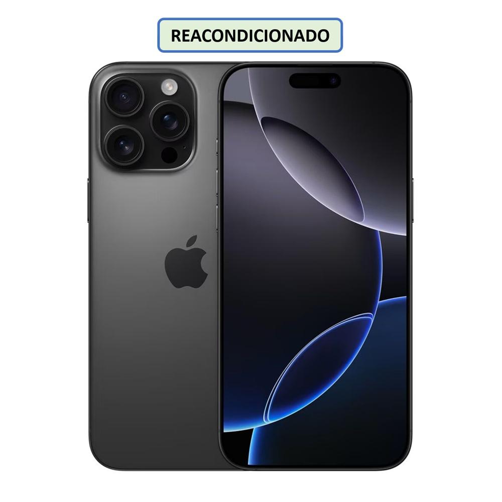 CELULAR APPLE IPHONE 16 PRO ESIM 256GB 8GB BLACK-TITANIUM (REACONDICIONADO)