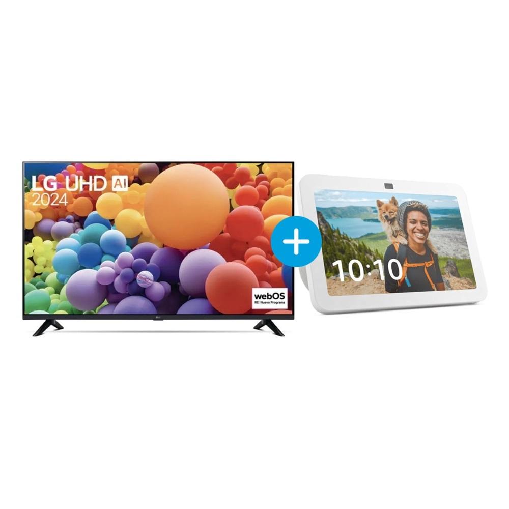TELEVISOR LG 65" 65UT7300PSA LED 4K ULTRA HD (2024) PARLANTE INTELIGENTE AMAZON ECHO SHOW (COMBO)