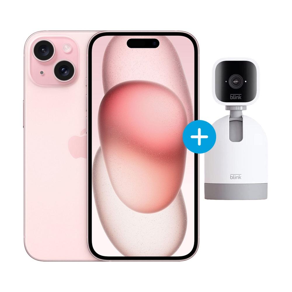 CELULAR APPLE IPHONE 15 C/CHIP 128GB 6GB CÁMARA DE SEGURIDAD (COMBO)