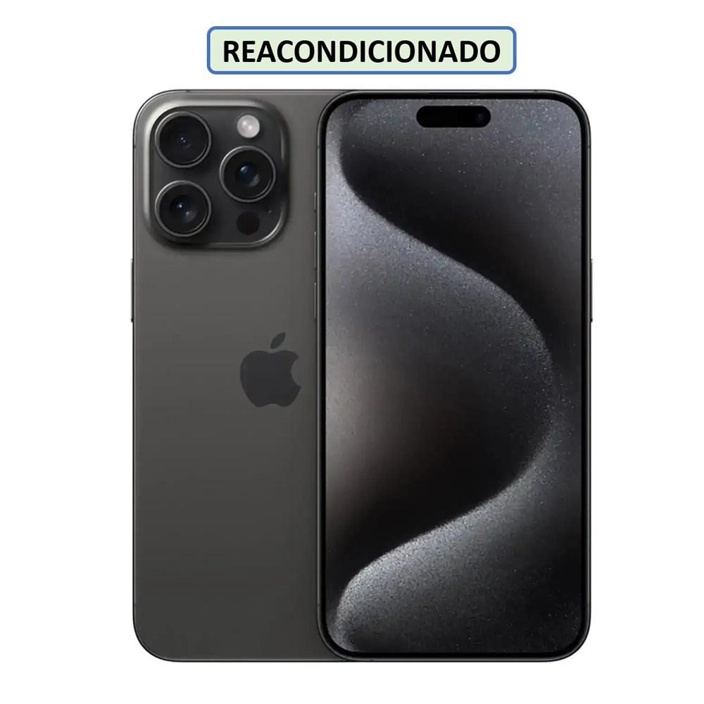 CELULAR APPLE IPHONE 15 PRO MAX ESIM 256GB 8GB BLACK-TITANIUM (REACONDICIONADO)