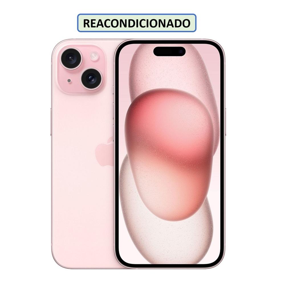 CELULAR APPLE IPHONE 15 ESIM 128GB 6GB ROSADO (REACONDICIONADO)