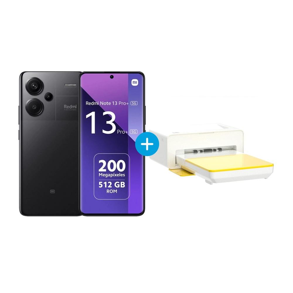 CELULAR XIAOMI REDMI NOTE 13 PRO PLUS 5G + IMPRESORA FOTOGRÁFICA INSTANTÁNEA" (COMBO)