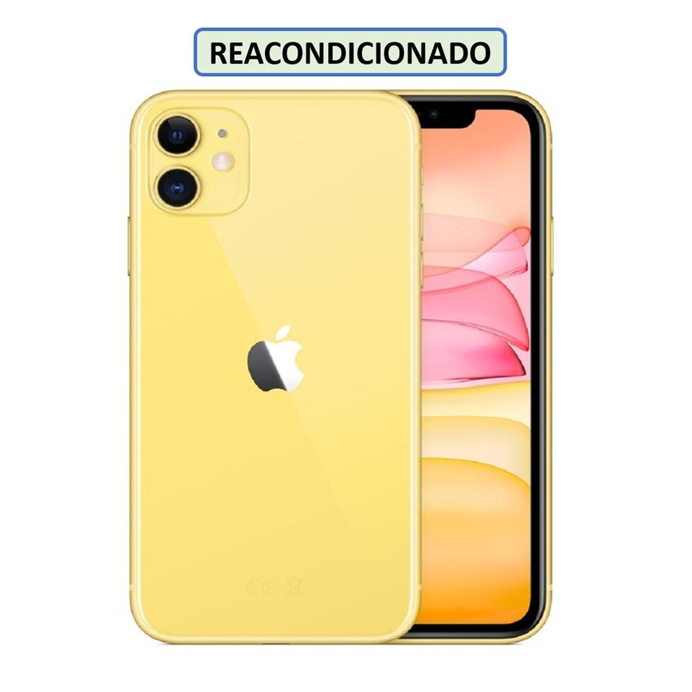 CELULAR APPLE IPHONE 11 64GB 4GB AMARILLO (REACONDICIONADO)