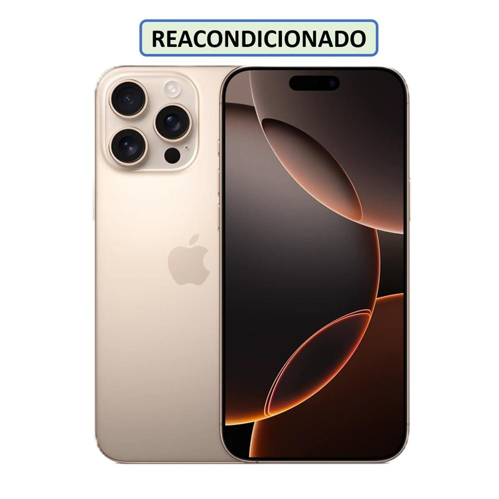 CELULAR APPLE IPHONE 16 PRO ESIM 256GB 8GB DESERT-TITANIUM (REACONDICIONADO)