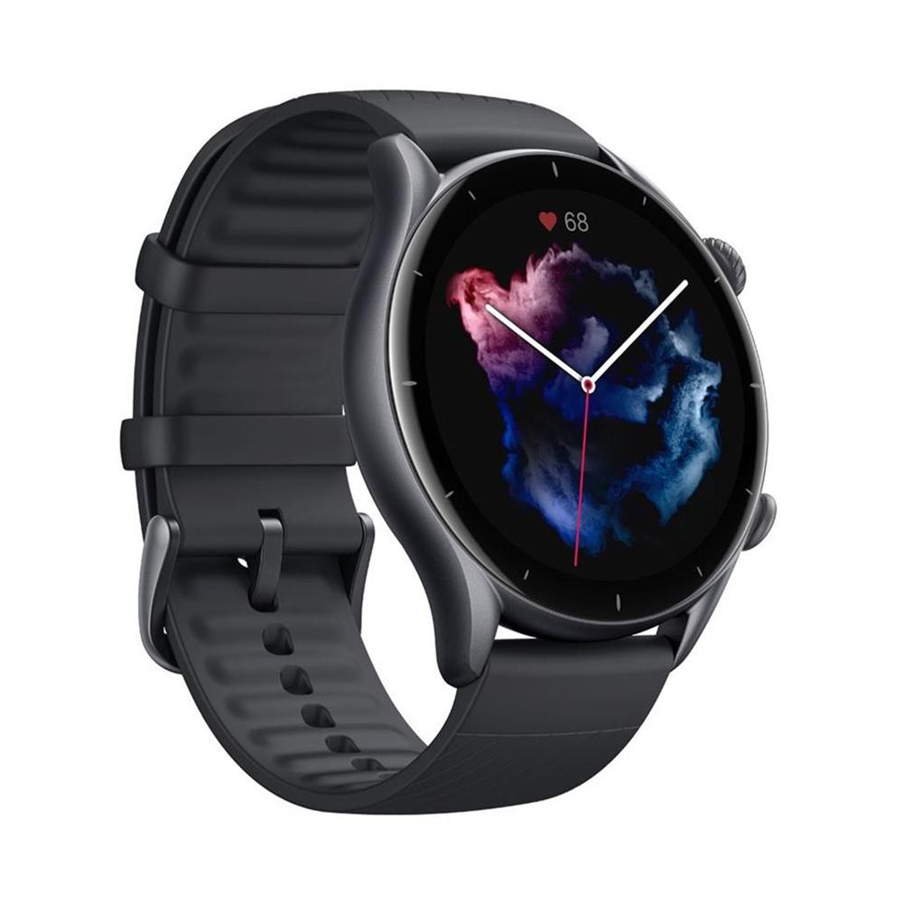 SMARTWATCH AMAZFIT GTR 3 PANTALLA AMOLED 1.39", 5ATM, GPS NEGRO