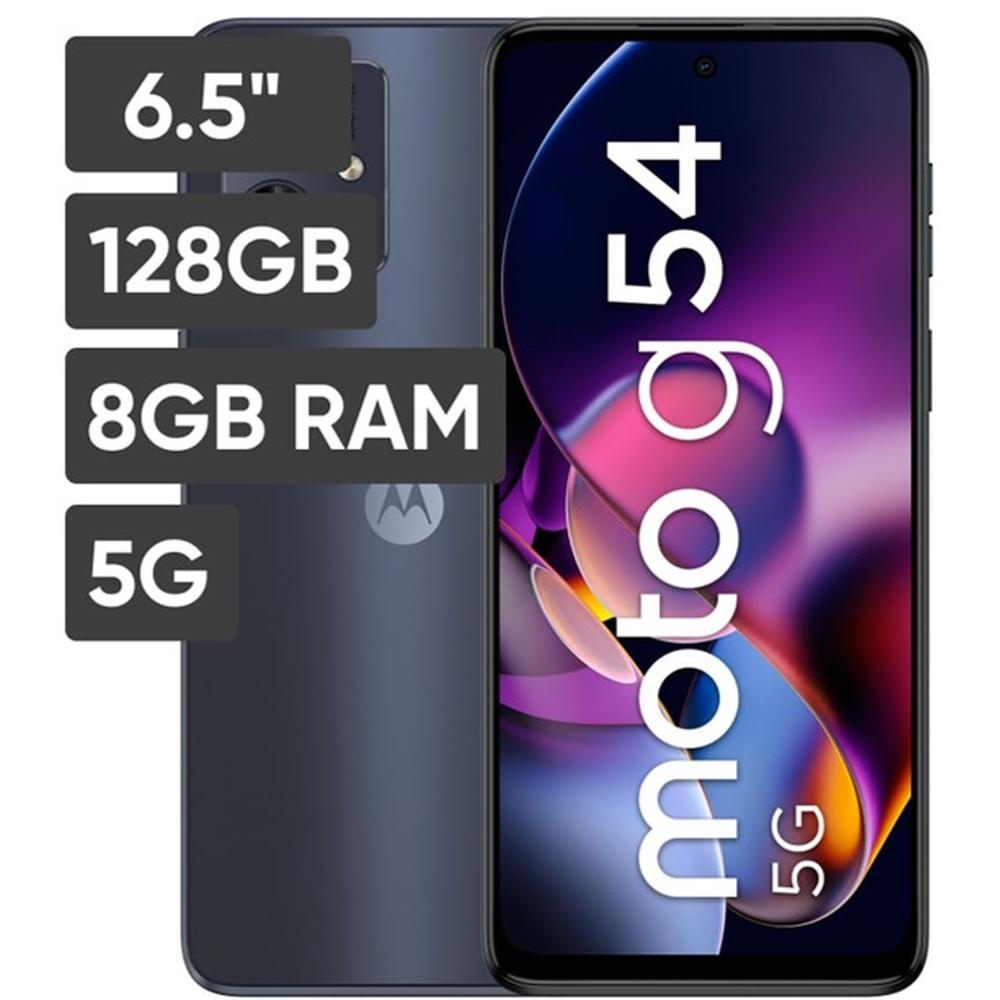 SMARTPHONE MOTOROLA G54 6.5" 8GB 256GB 50MP+2MP NEGRO