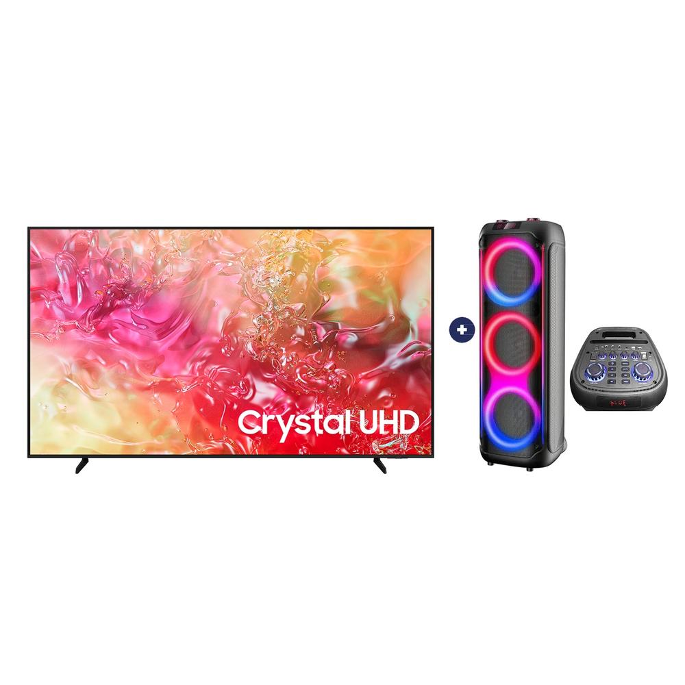 TELEVISOR SAMSUNG 65″ (UN65DU7000) UHD 4K SMART + PARLANTE PORTÁTIL BLUETOOTH 40 WATTS NEX
