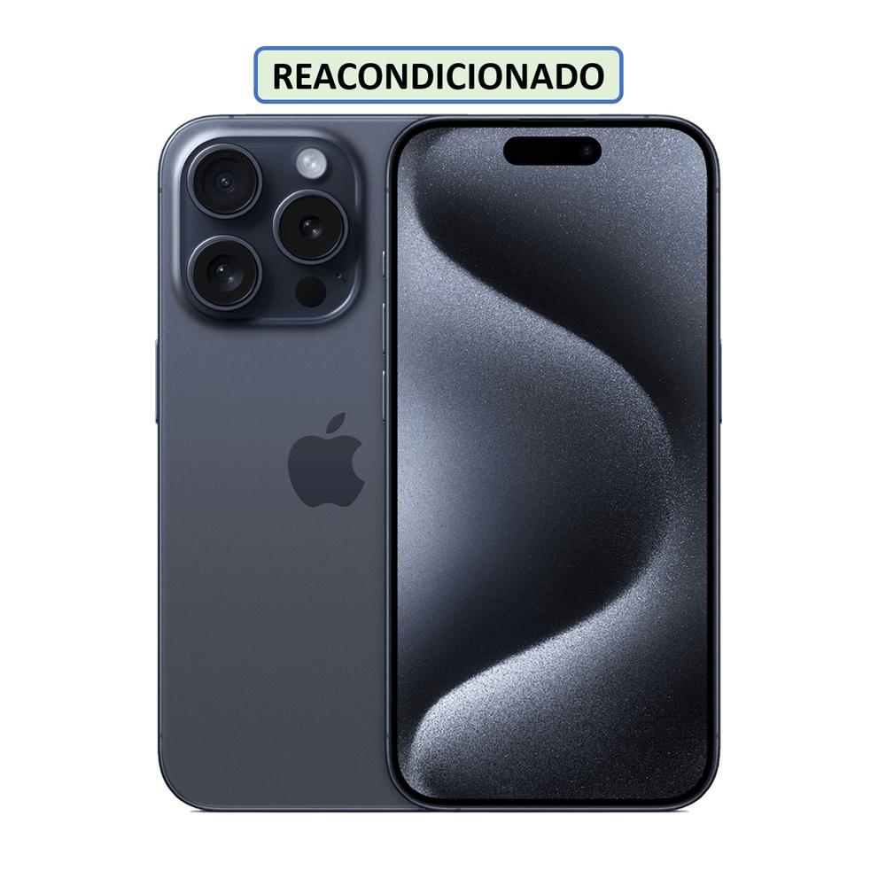 CELULAR APPLE IPHONE 15 PRO ESIM 128GB 6GB AZUL-TITANIO (REACONDICIONADO)