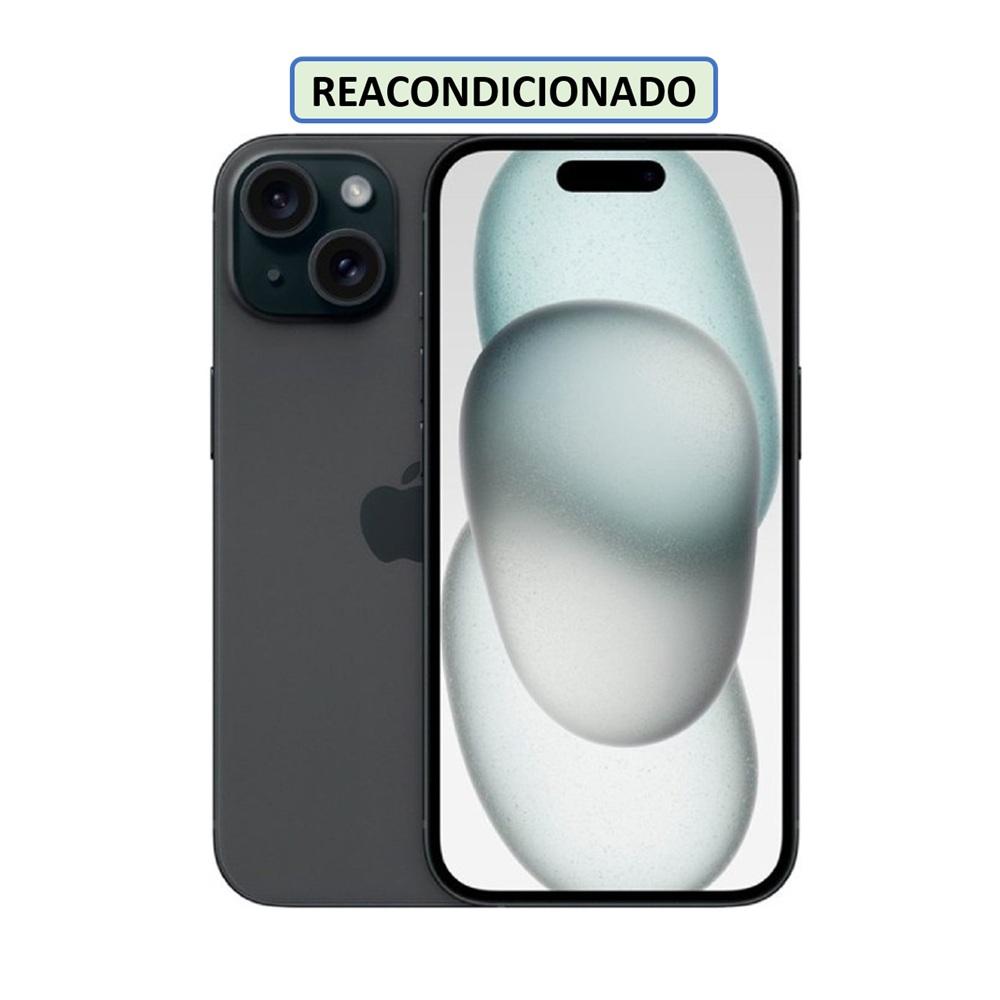 CELULAR APPLE IPHONE 15 C/CHIP 128GB 6GB NEGRO (REACONDICIONADO)