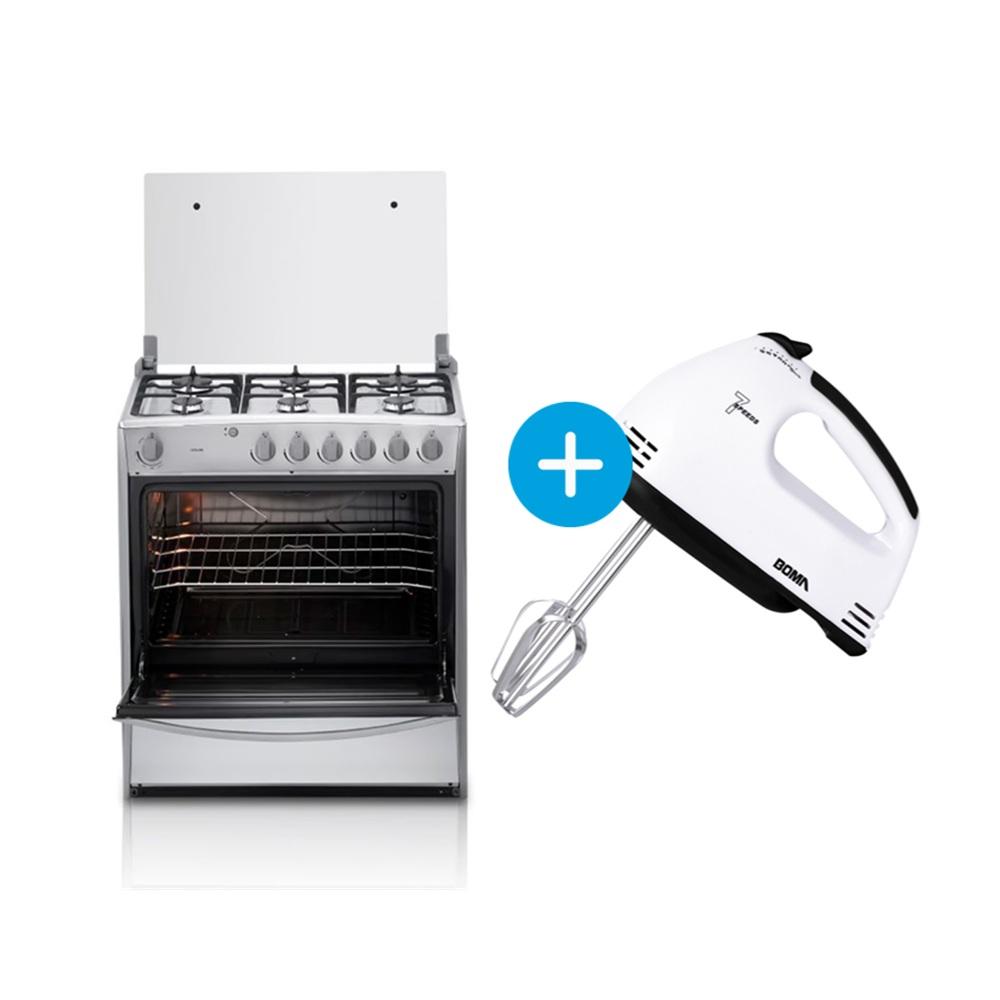 COCINA INDURAMA CATALUÑA QZ 6 HORNILLAS Y  BATIDORA ELCTRICA STAND MIXER (COMBO)