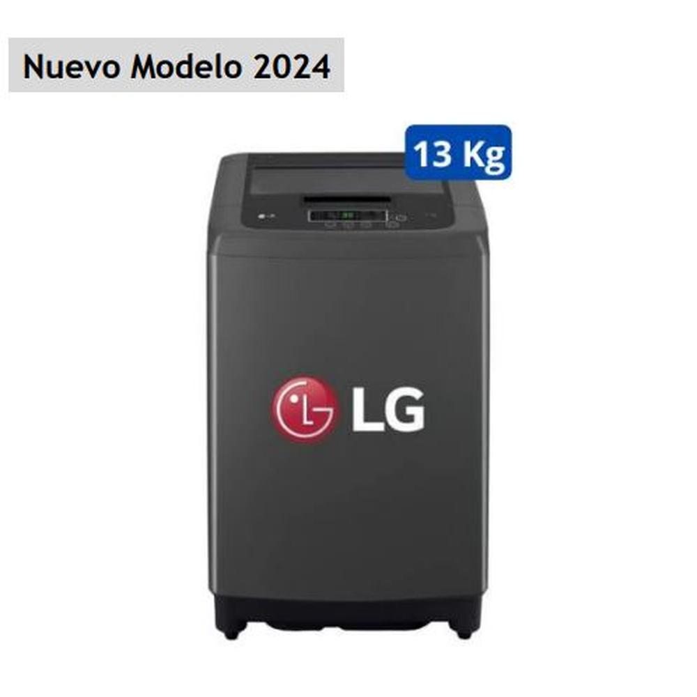 LAVADORA LG 13KG CARGA SUPERIOR SMART INVERTER C/TURBODRUM MIDDLE BLACK WT13BPBK