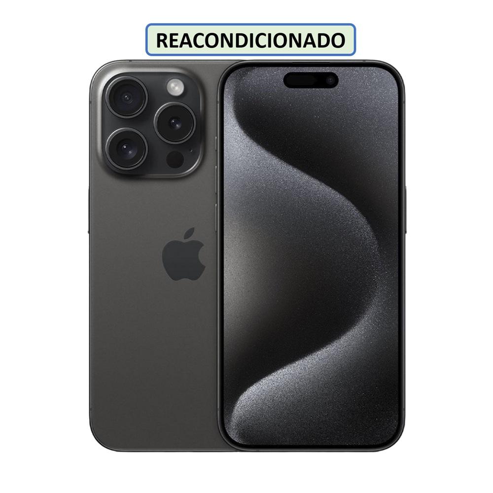 CELULAR IPHONE 15 PRO ESIM 128GB 6GB NEGRO (REACONDICIONADO)