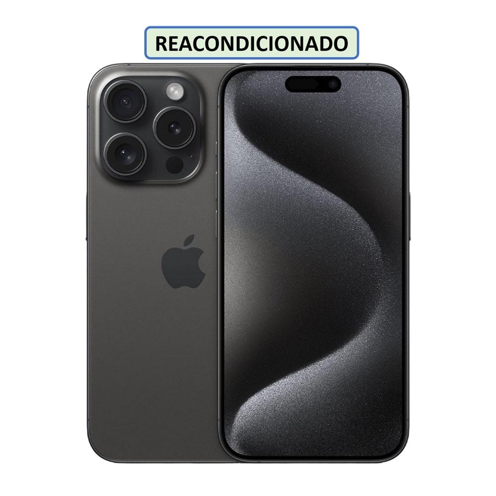 CELULAR APPLE IPHONE 15 PRO ESIM 256GB 6GB NEGRO TITANIO (REACONDICIONADO)