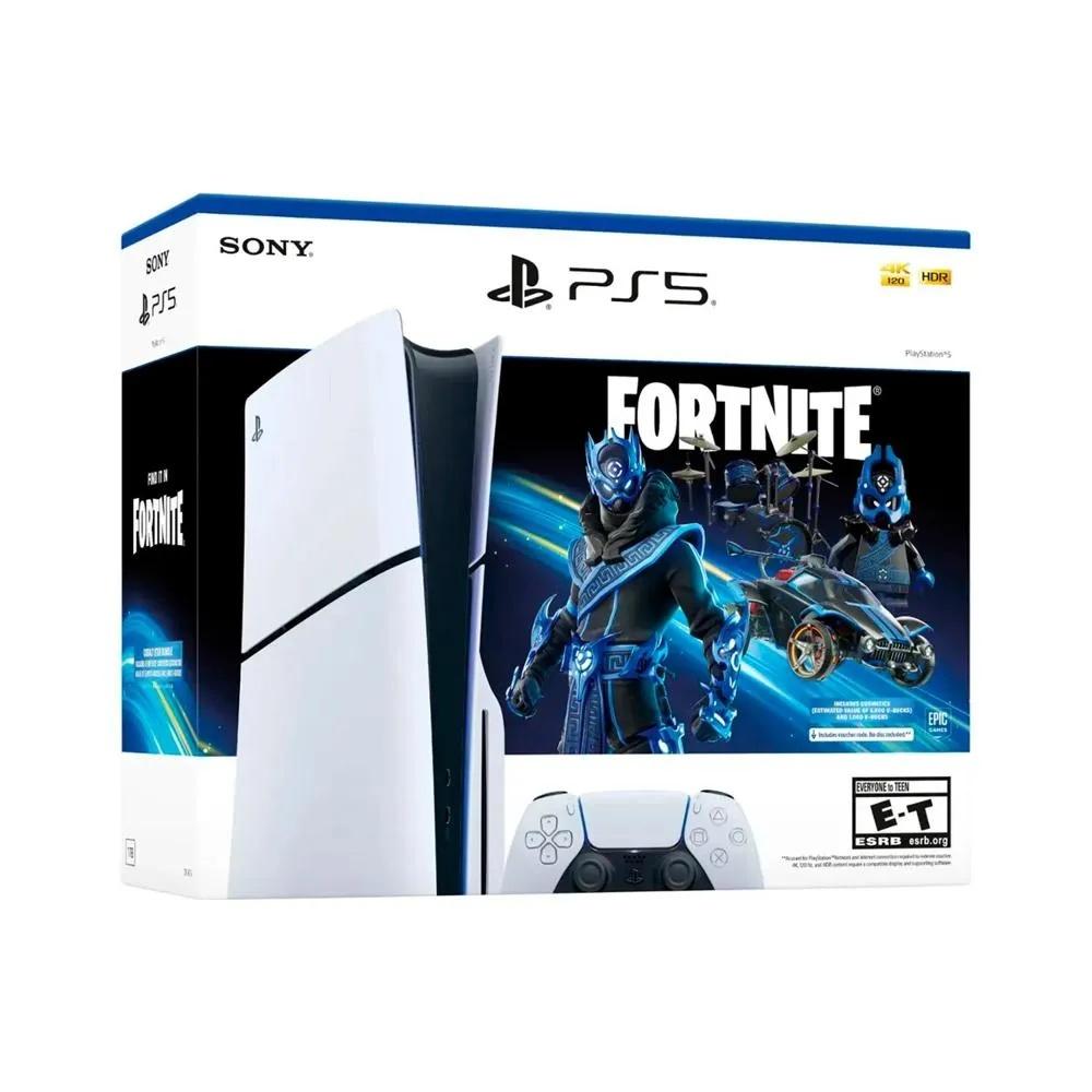 PLAYSTATION 5 SLIM DIGITAL FORTNITE INCLUYE 8 FORTNITE COSM
