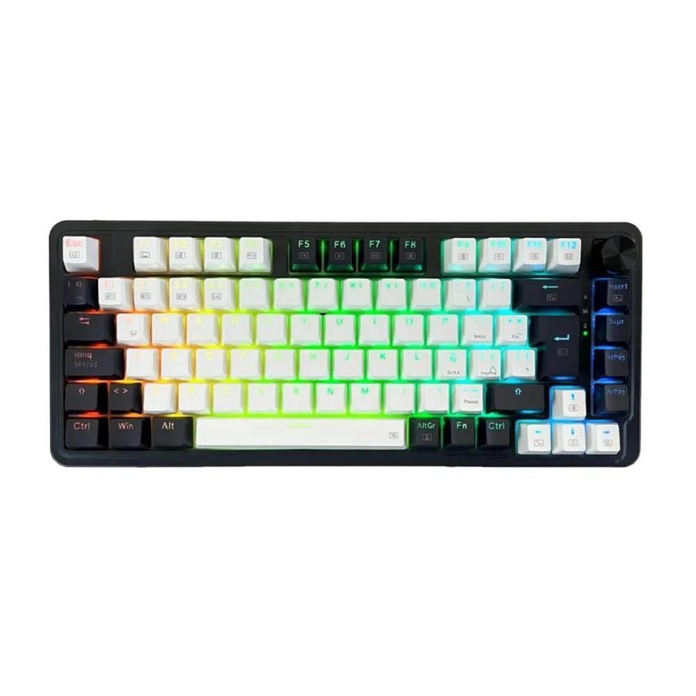 TECLADO REDRAGON UCAL PRO PARA JUEGOS RGB CON JUNTA INALÁMBRICA