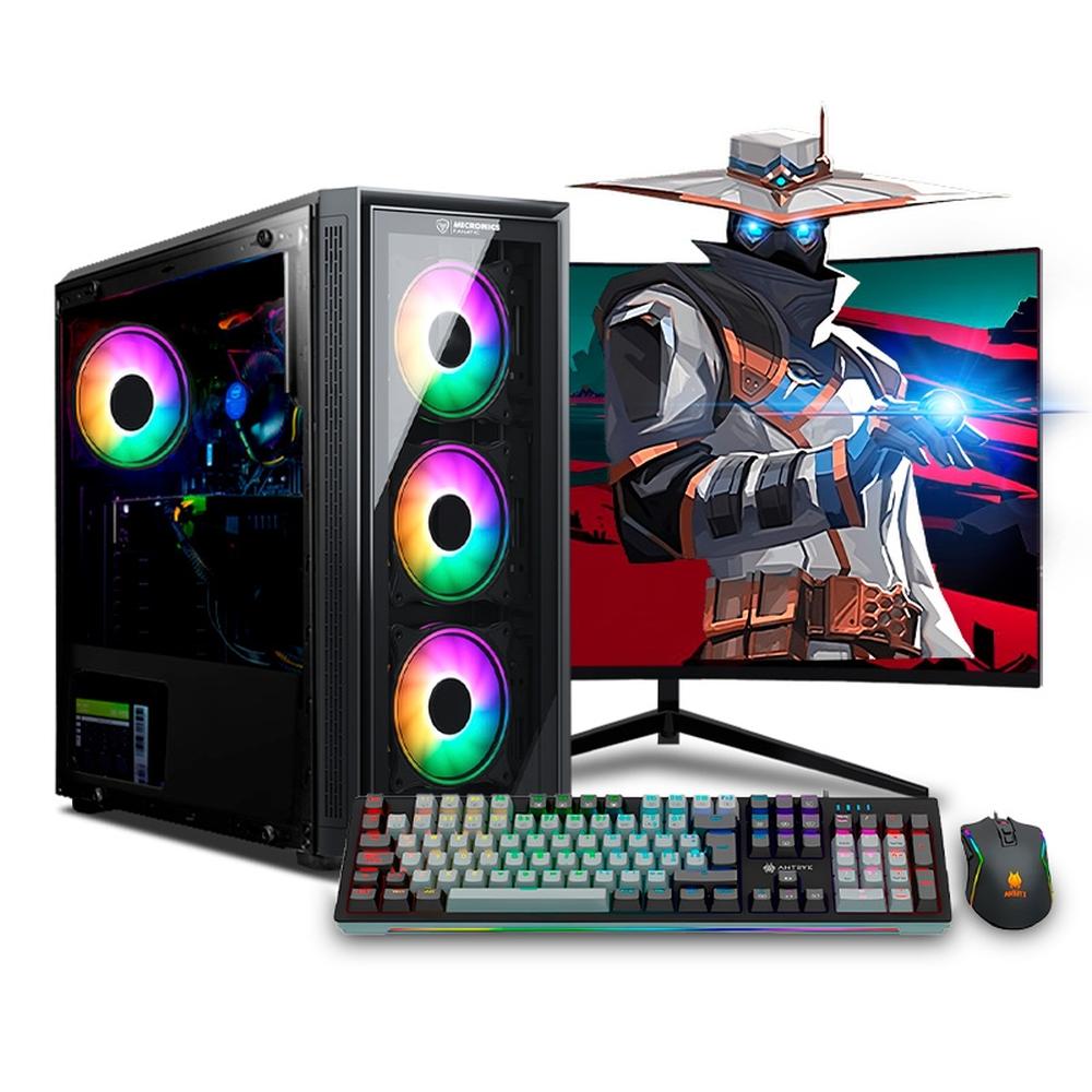 MI PC LISTA - PC GAMER STORM RGB RYZEN 9 5900XT 32GB 1TB 24" CURVO RTX4060TI 8GB MIPCLISTA - MI PC LISTA