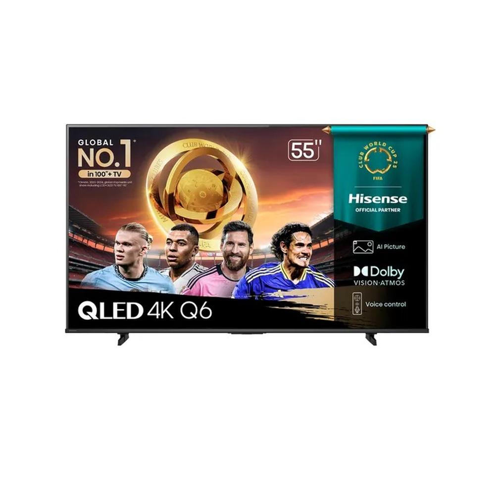 TELEVISOR HISENSE QLED 55" UHD SMART TV 55Q6QV VIDDA MODELO 2025