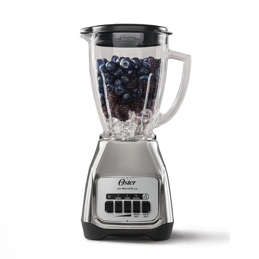 LICUADORA OSTER KALIMAN 2 VEL. VASO VIDRIO 1.5 LT C.NIQUEL, BLSTKAG-NPB-053