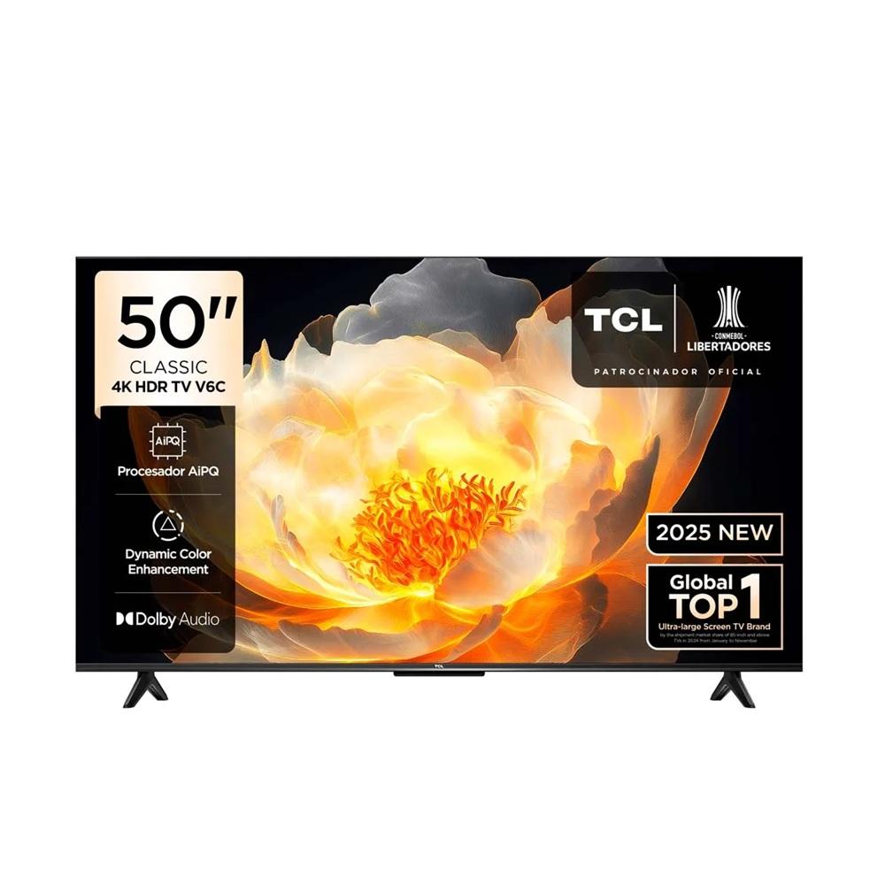 TELEVISOR TCL LED 50" UHD 4K SMART TV 50V6C