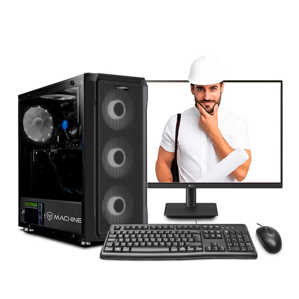 MI PC LISTA - PC INGENIERÍA Y DISEÑO CORE I7 12700F 32GB DDR5 1TB 24" IPS RTX5060 8GB MIPCLISTA
