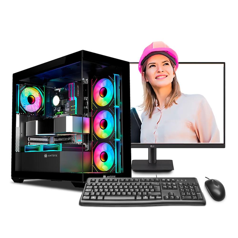 MI PC LISTA - PC INGENIERÍA Y DISEÑO CORE I7 14700F 32GB 1TB 24" IPS RTX5060 8GB MIPCLISTA