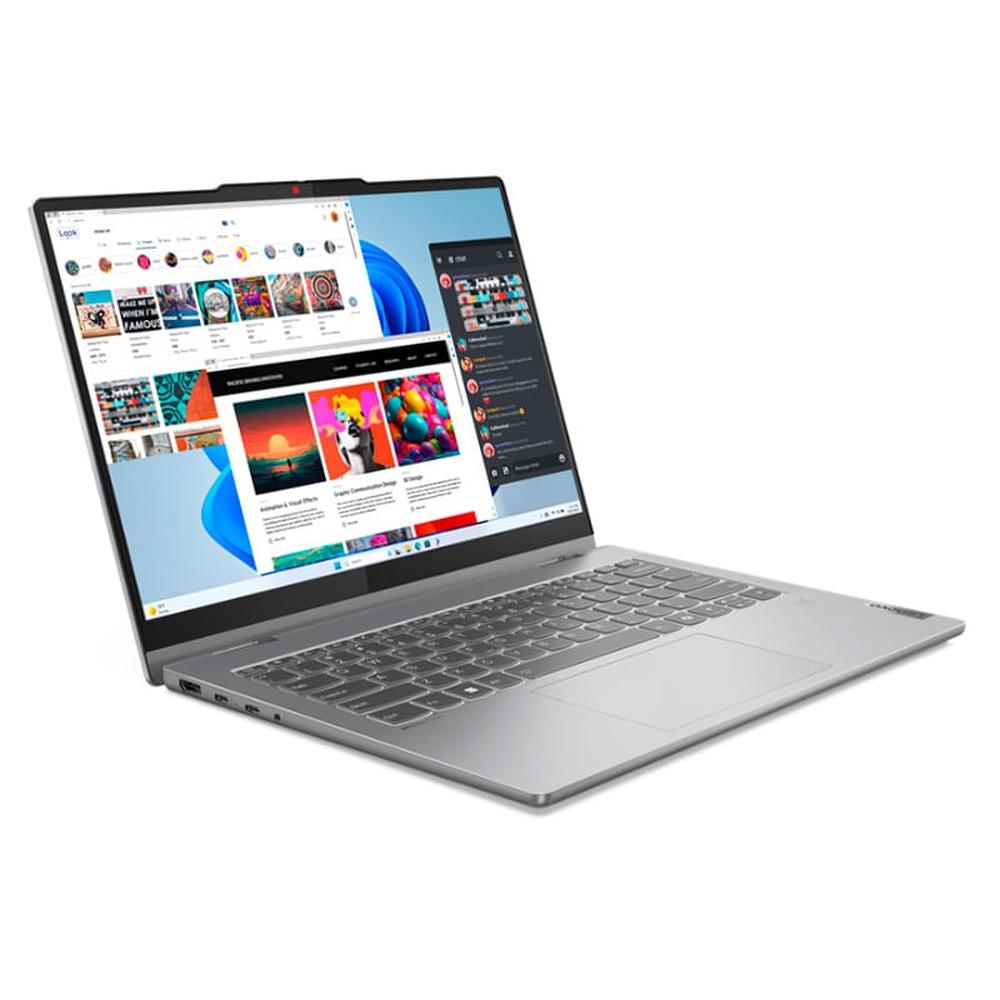LAPTOP 2en1 LENOVO 14" TACTIL 83DR005ULM AMD R7-8845H WIN11 16GB 512GB SSD C/SMART PEN