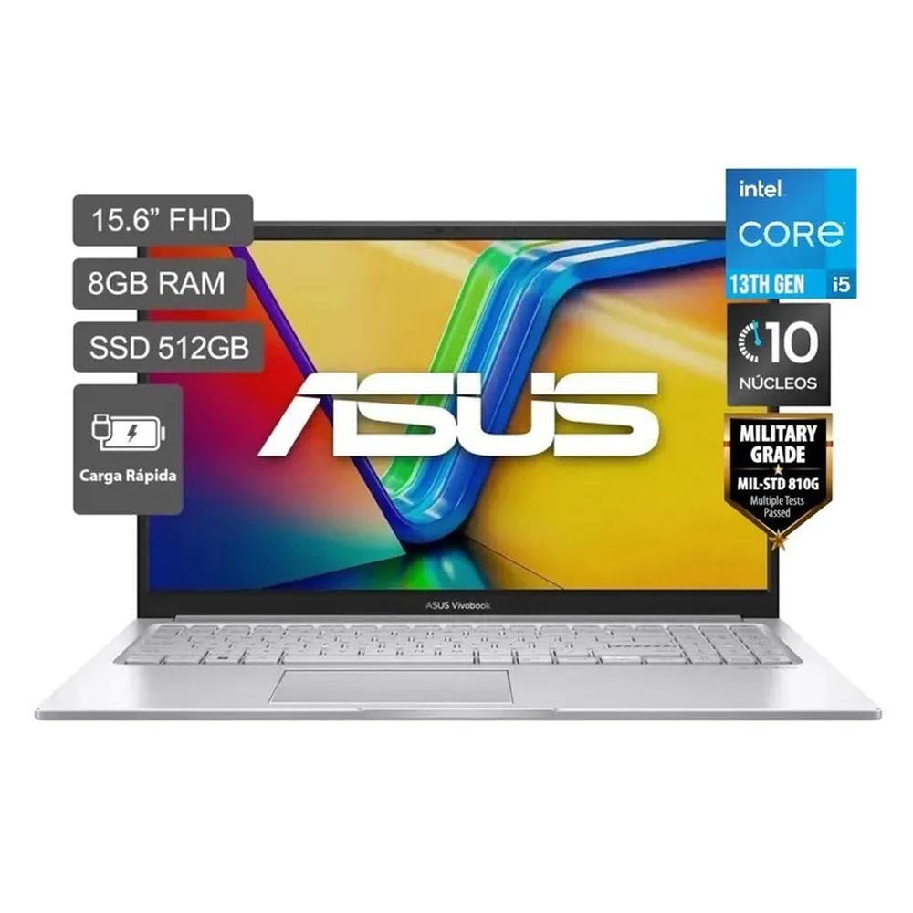 LAPTOP ASUS 15.6" X1504VA-NJ1661W CORE i5-1334U WIN11 8GB 512GB SSD