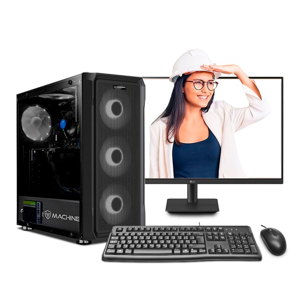 MI PC LISTA - PC INGENIERÍA Y DISEÑO CORE I5 12400F 16GB 500GB 24" IPS RTX3050 6GB MIPCLISTA - MI PC LISTA