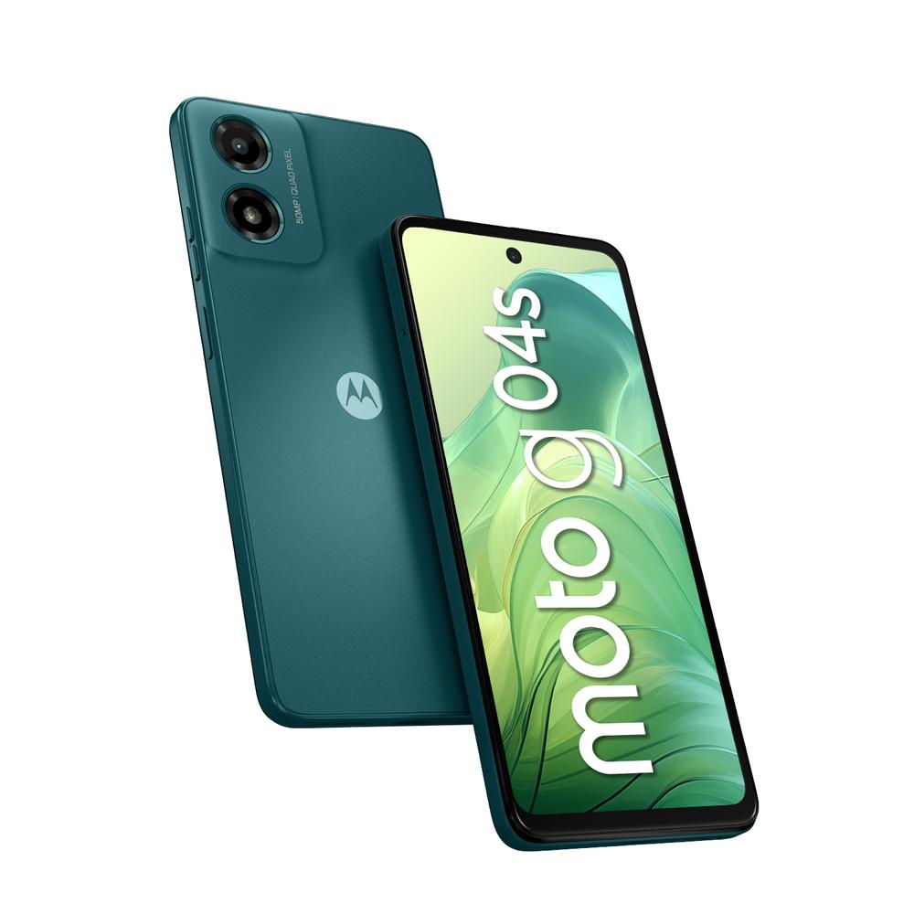 CELULAR DESBLOQUEADO MOTOROLA G04S XT2421-7 6.6" 128GB 4GB RAM VERDE AURORA