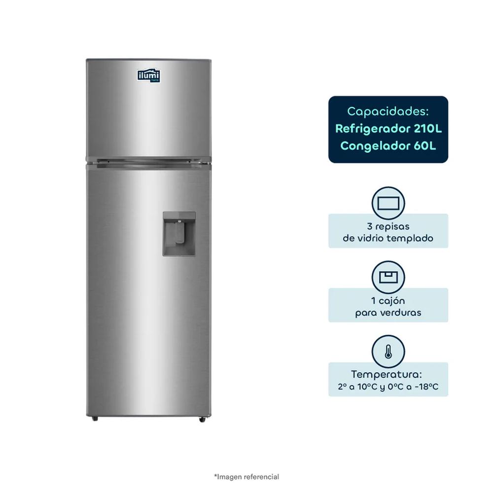 REGFRIGERADORA DOMESTICO ILUMI 270LTS NO FROST RE-270NF