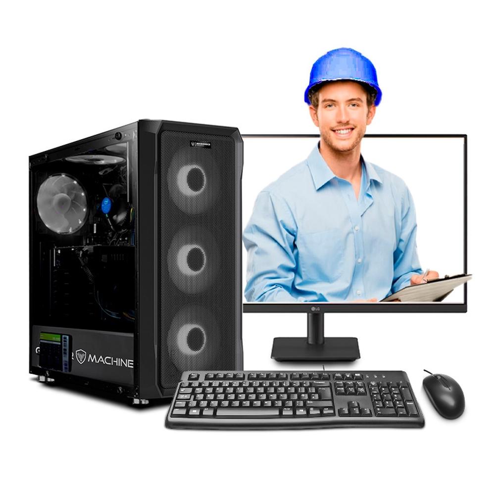 MI PC LISTA - PC INGENIERÍA Y DISEÑO CORE I7 12700F 32GB 1TB 24" IPS RTX5060 8GB MIPCLISTA - MI PC LISTA