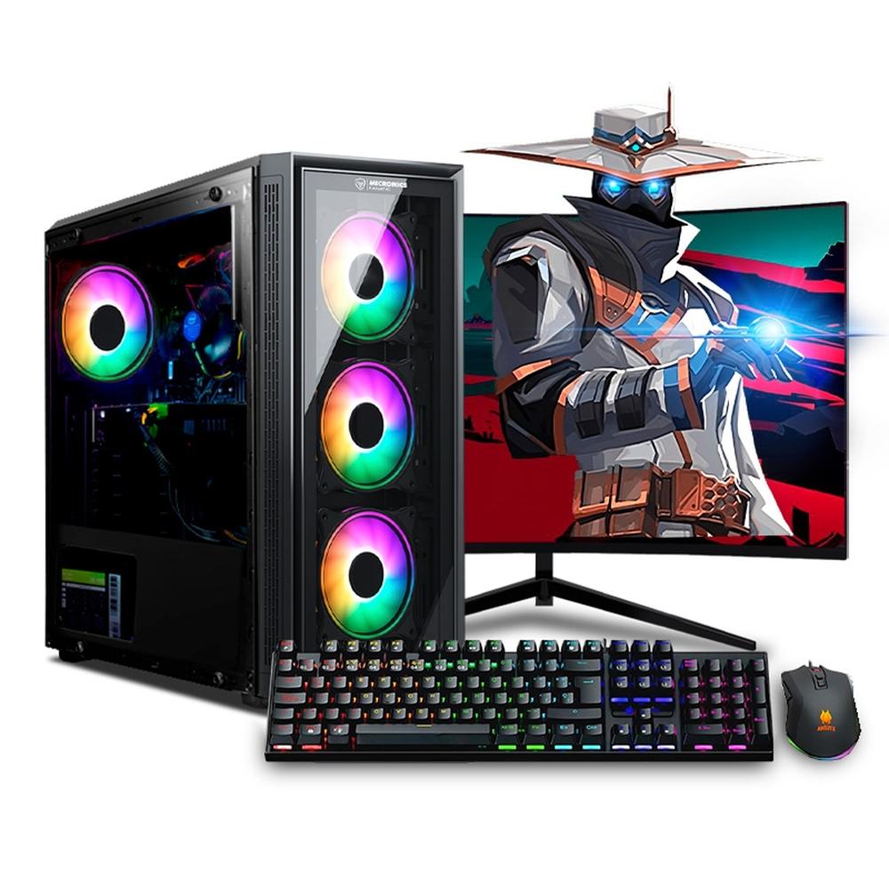 MI PC LISTA - PC GAMER STORM RGB RYZEN 9 5900XT 32GB 1TB 24" CURVO RTX5060 8GB MIPCLISTA - MI PC LISTA