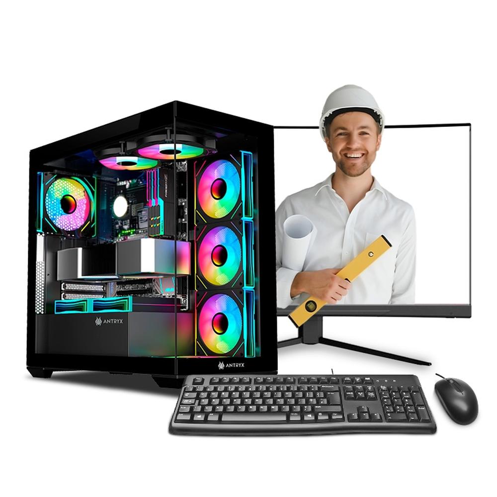 MI PC LISTA - PC INGENIERÍA Y DISEÑO CORE I9 12900KF 32GBDDR5 1TB 27" IPS RTX5060TI 8GB MIPCLISTA - MI PC LISTA