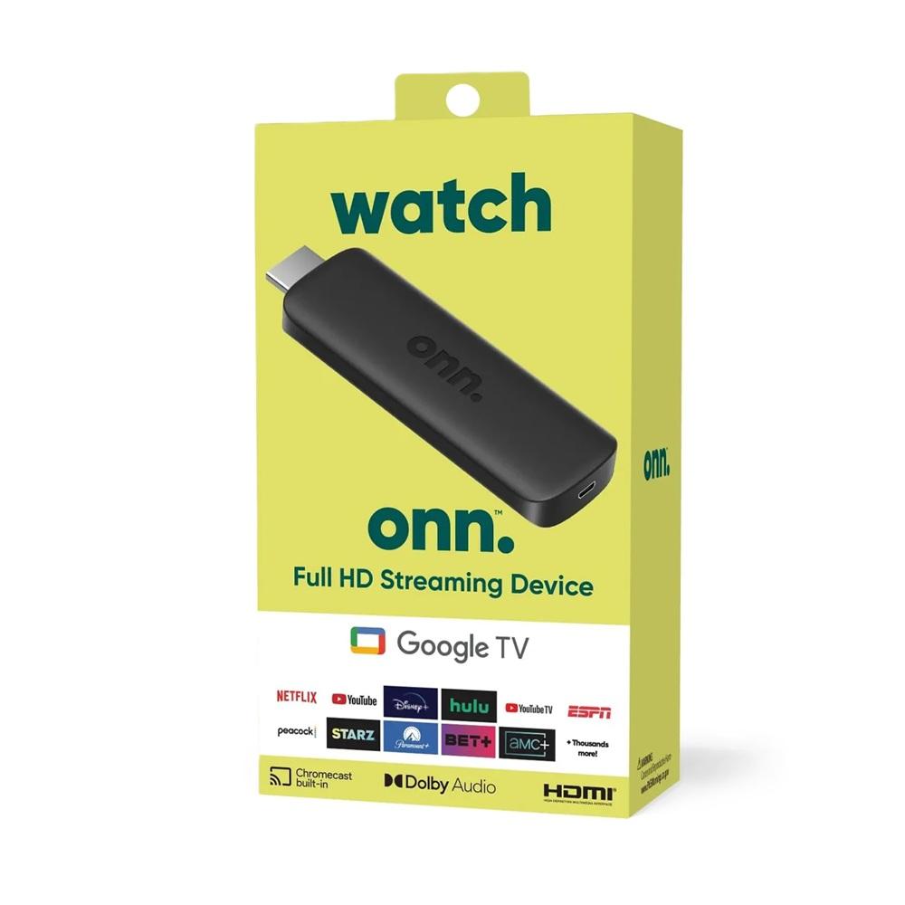 ONN FULL HD GOOGLE TV STREAMING DEVICE