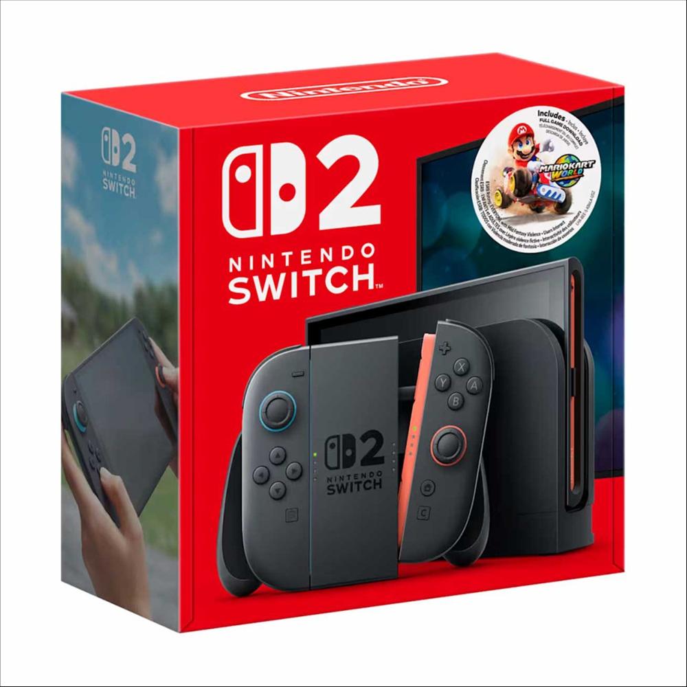 NINTENDO SWITCH 2 BUNDLE MARIO KART WORLD 256GB INTERNO