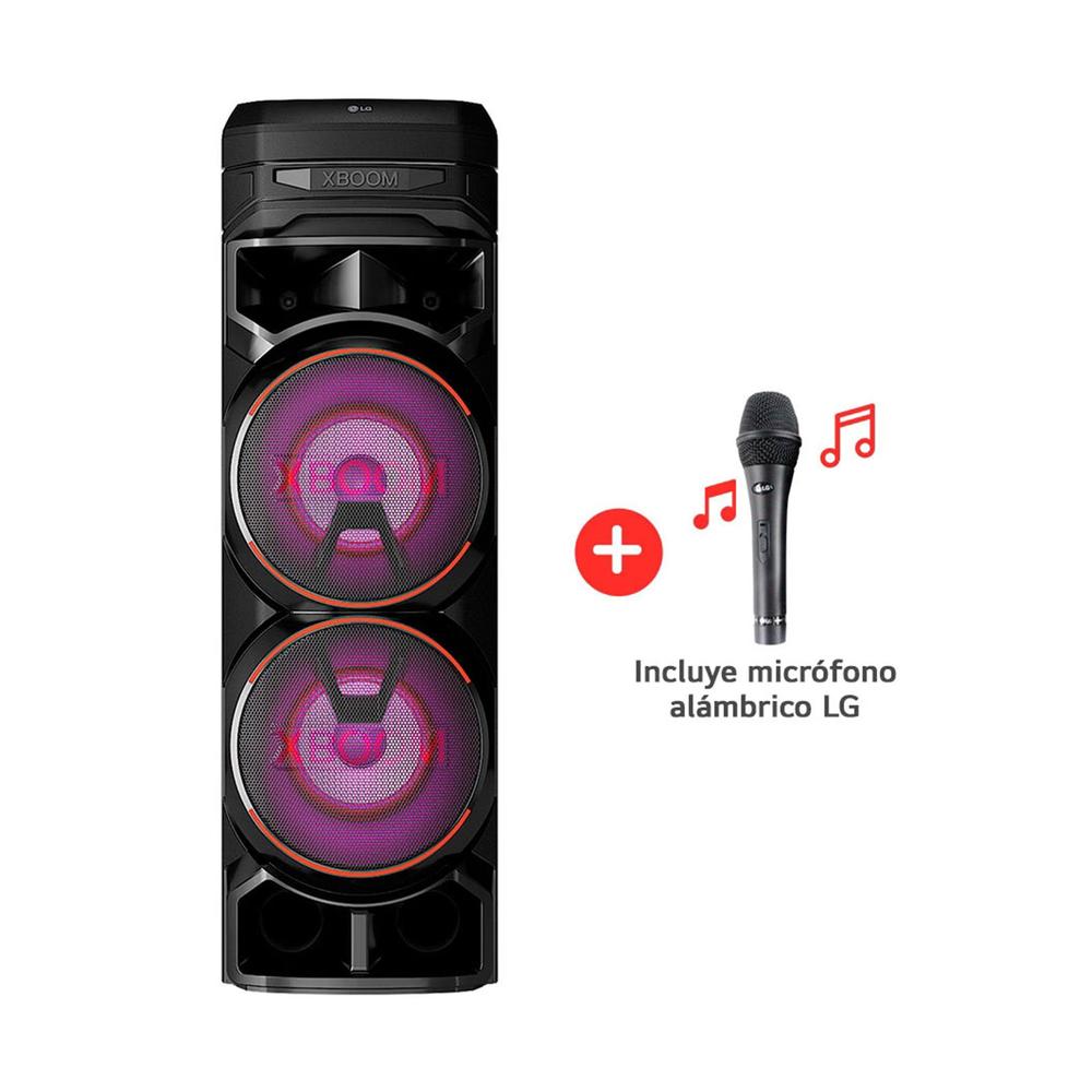 TORRE DE SONIDO LG XBOOM RNC9 DOBLE WOOFER, POTENCIADOR DE BAJOS (2023)