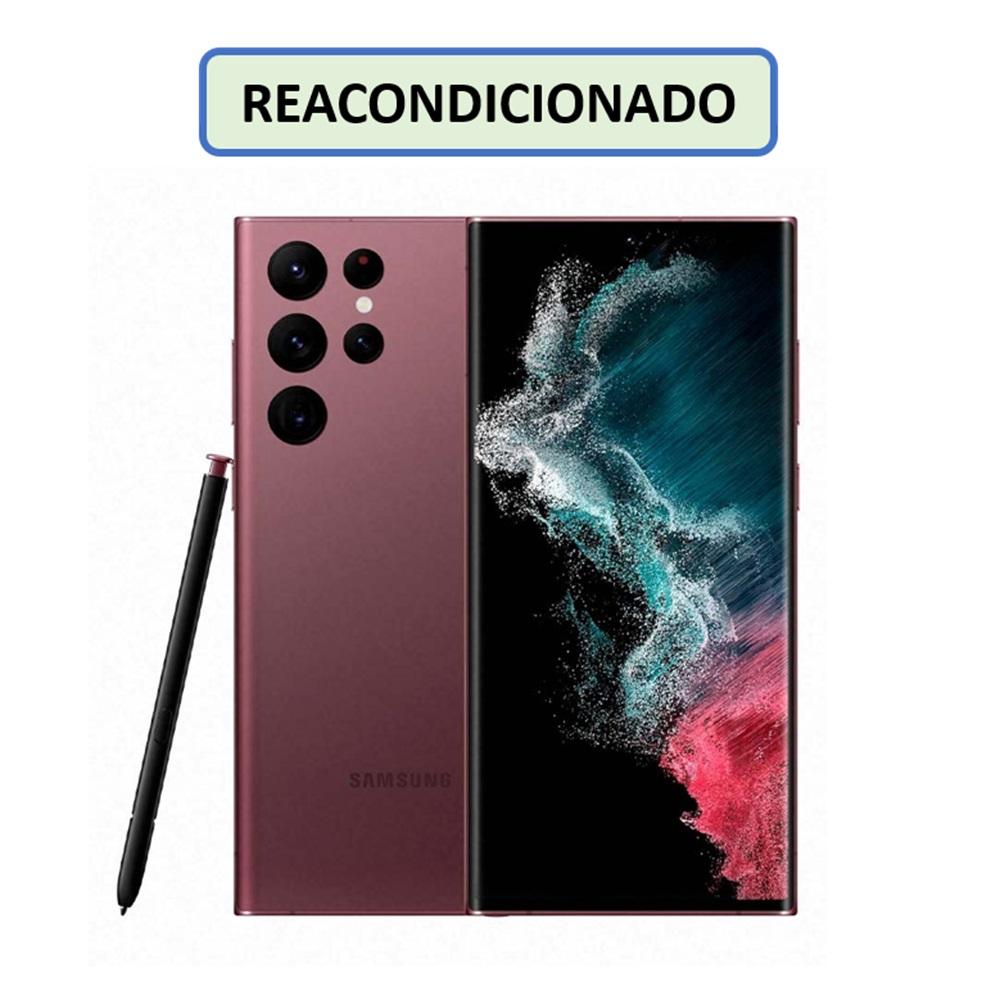 CELULAR SAMSUNG GALAXY S22 ULTRA 256GB 12GB BORGOÑA (REACONDICIONADO)