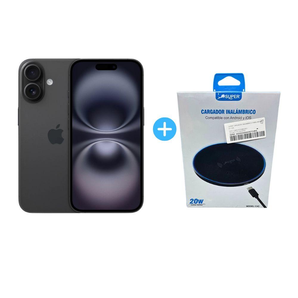 CELULAR APPLE IPHONE 16 DUAL 128GB 8GB NEGRO