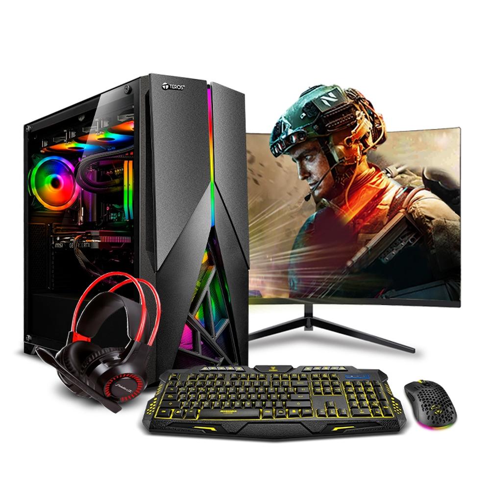 COMPUTADORA PC GAMER DRACO PINK RYZEN 7 5700X 16GB 500GB 24" CURVO RTX5060TI 8GB MIPCLISTA - MI PC LISTA