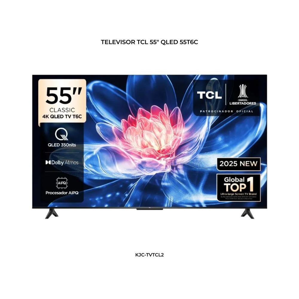 TELEVISOR TCL 55" QLED 55T6C