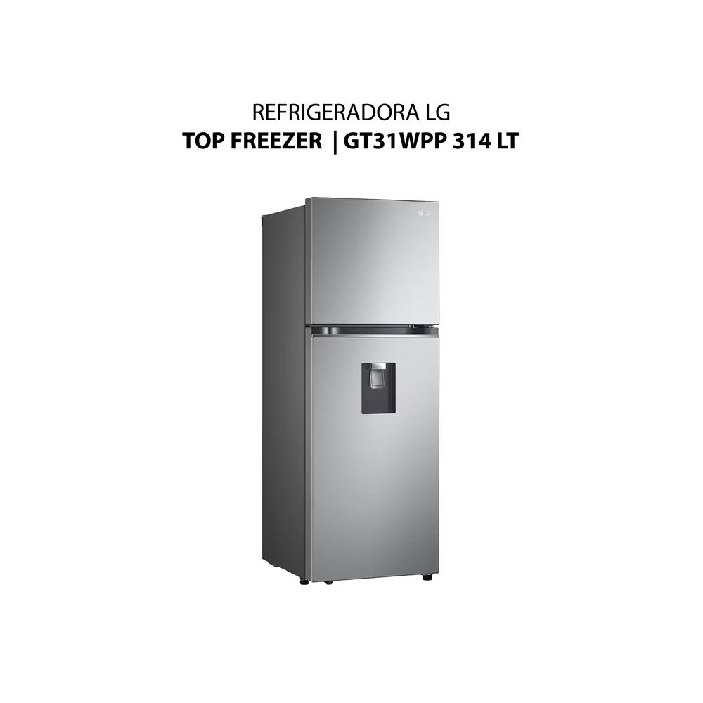 REFRIGERADORA LG - TOP FREEZER - GT31WPP 314 LT