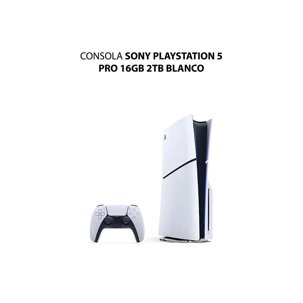 CONSOLA SONY PLAYSTATION 5 PRO 0 16GB 2TB BLANCO
