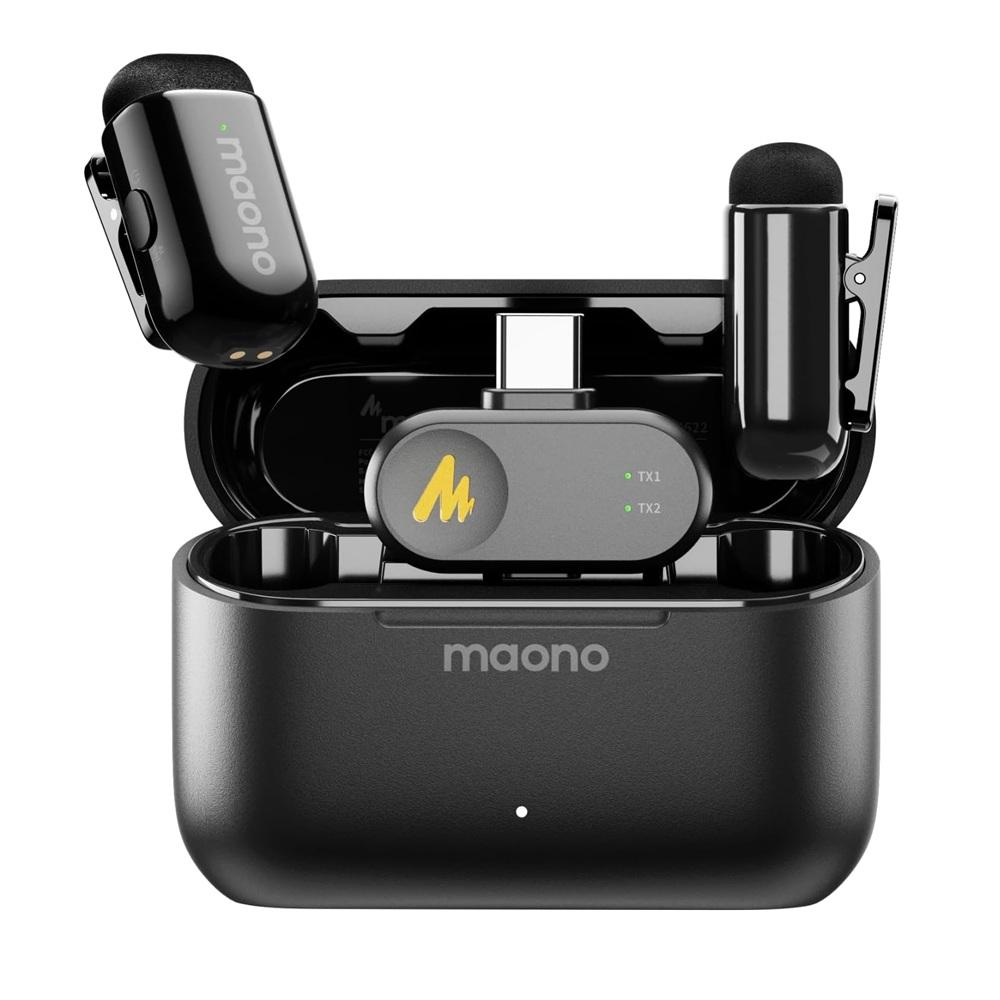 MICRÓFONO INALÁMBRICO LAVALIER MAONO WAVE T1 MINI –WM622